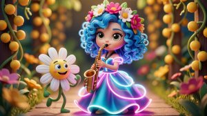 🎷ЦВЕТОЧНЫЙ ДЖАЗ!🌺 ВОЛШЕБНАЯ МУЛЬТИК-ПЕСЕНКА | Развивающие детские песни и мультики