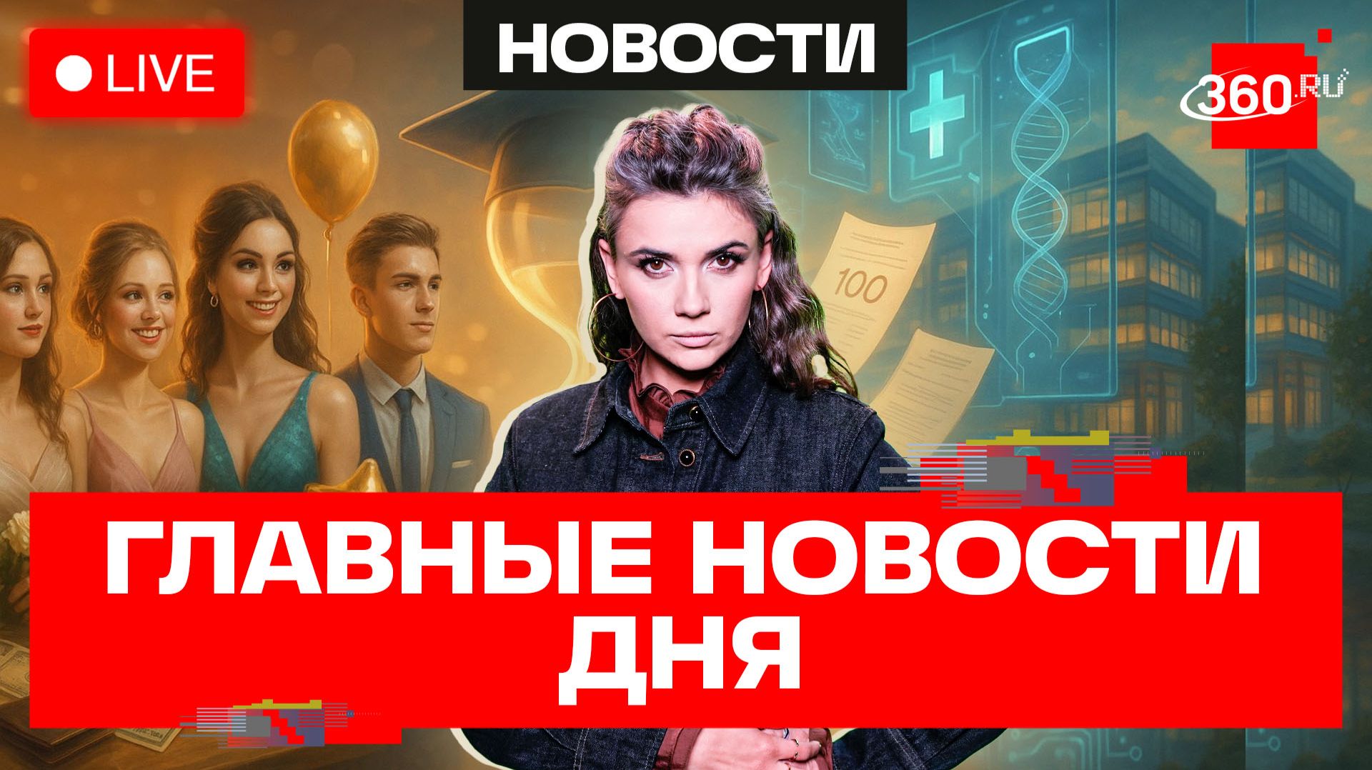 Популярные направления в вузах-2026. Итоги ЕГЭ. Специальный стрим «Большой выпускной на 360» смотреть онлайн