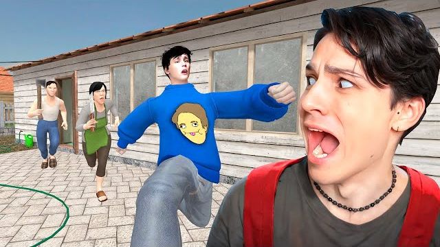 КАК Я ПОПАЛ В ИГРУ ПРО СКУЛБОЯ НА САМОМ ДЕЛЕ!? SCHOOLBOY RUNAWAY! смотреть онлайн