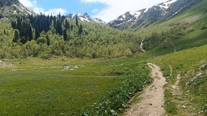По пути к озеру Рыбка. Архыз