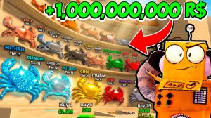 ПОСТРОИЛ ТАЙКОН КРАБОВ и СТАЛ МИЛЛИАРДЕРОМ! Roblox Crab Tycoon