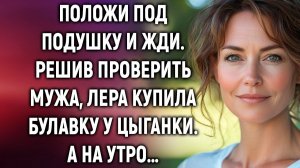 Положи под подушку и жди. Решив проверить мужа, Лера | Истории из жизни|Женские истории|Аудиорассказ