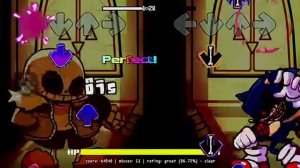 fnf Sans vs Sonic. exe