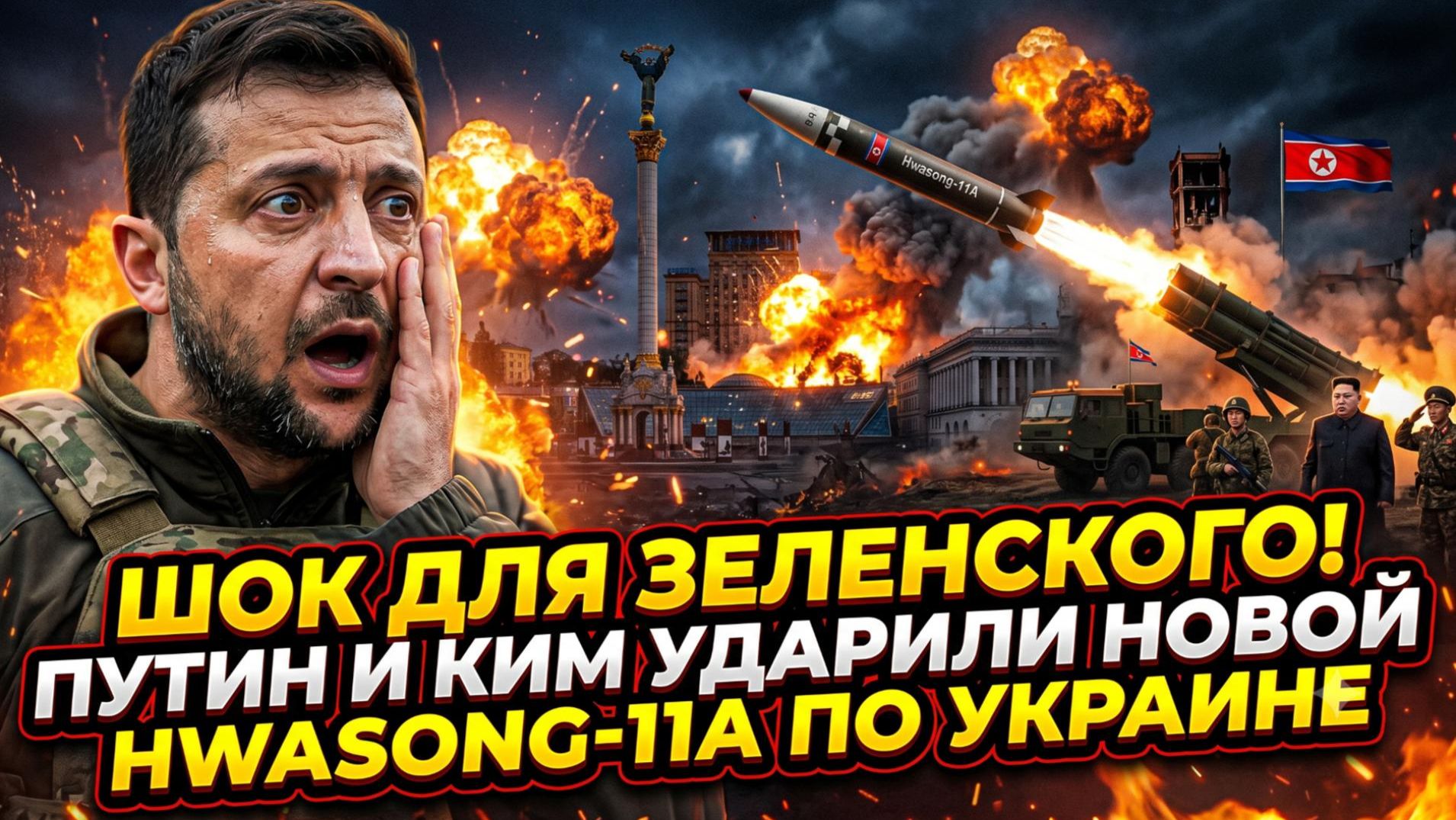 🚀 Ким Чен Ын ударил по Украине. Ракета Хвасон-11А летит на Украину - реакция в Овальном кабинете смотреть онлайн