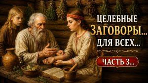 ЦЕЛЕБНЫЕ ЗАГОВОРЫ...ДЛЯ ВСЕХ...ЧАСТЬ 3...