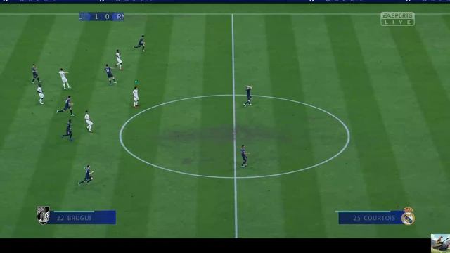 Fifa 19 ЛЧ 8 сезон плей-офф 1/2 Витория Гимараеш - Реал Мадрид 1ый матч