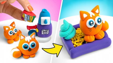 DIY игрушки для кошек: твой кот будет в восторге 😍