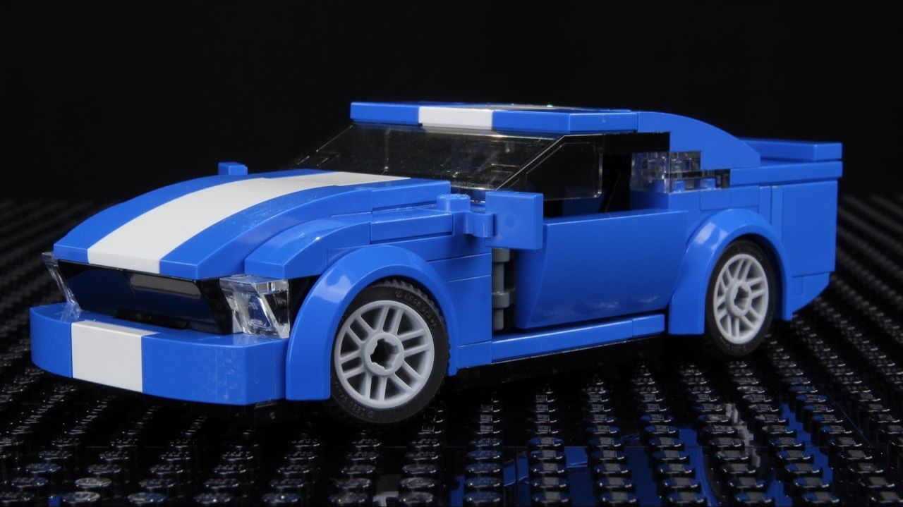 Lego Ford Mustang MOC смотреть онлайн