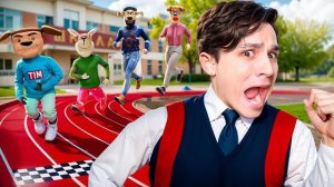 СБЕЖАЛ СО ШКОЛЫ от ТИМОХИ и ЗЛОЙ УЧИЛКИ! 5 Ночей с Тимохой 4: Школа😱