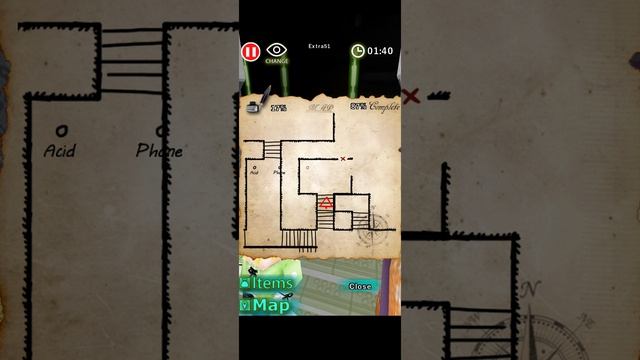 Побег из подземного лабиринта. Extinct (by LANTANSIA). Level extra 47-53