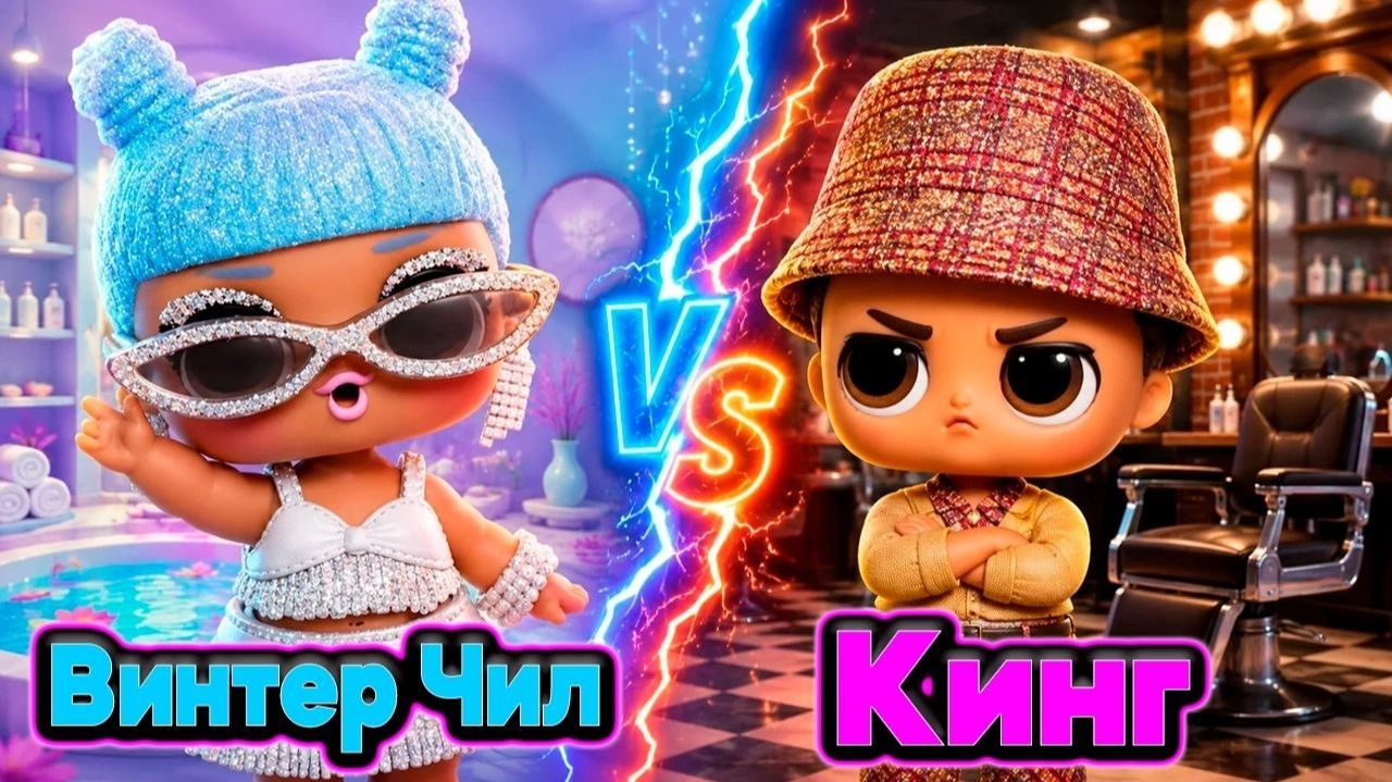 😱 Спа-конфликт! Кинг против Винтер Чил смотреть онлайн