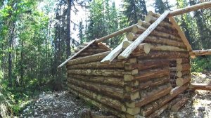 Строим охотничью избушку. Часть 1