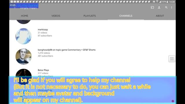 Why I removed Background for my channel_ _ News for my channel (2016)
