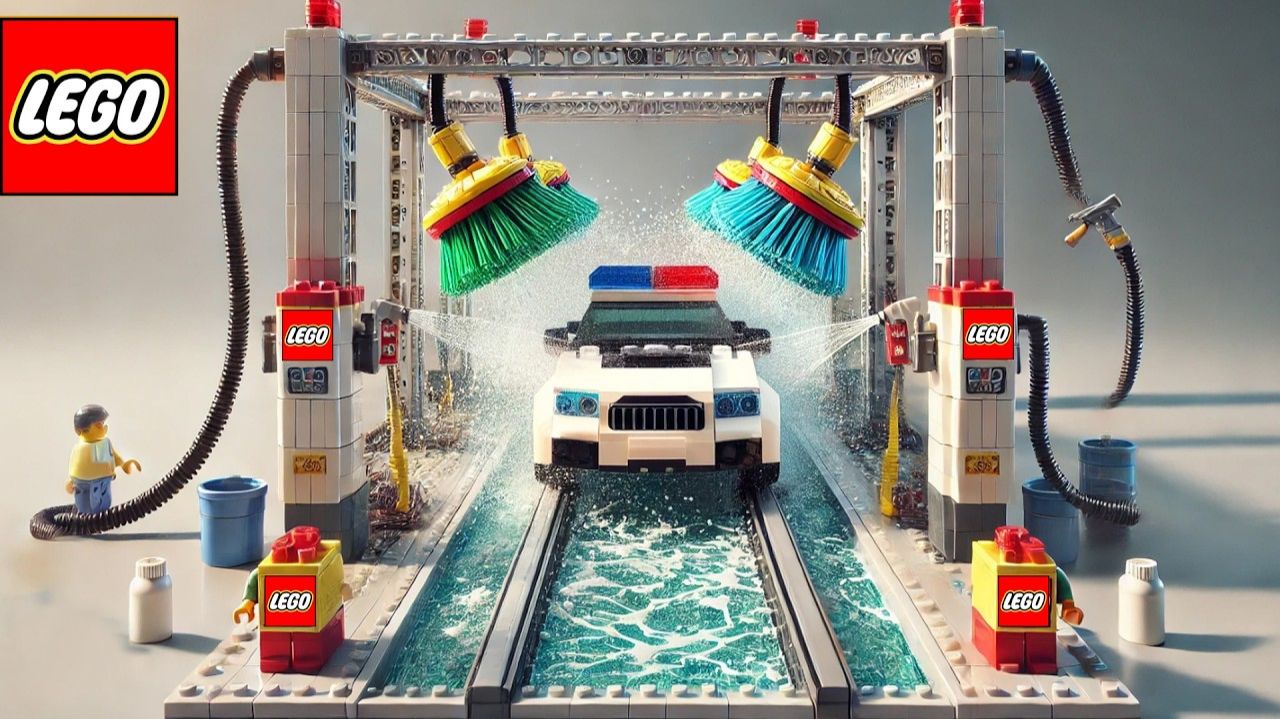 Lego Technic Car# I Built A Lego Car Wash Machine 🚗 смотреть онлайн