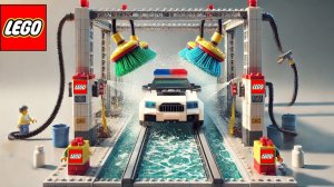 Lego Technic Car# I Built A Lego Car Wash Machine 🚗