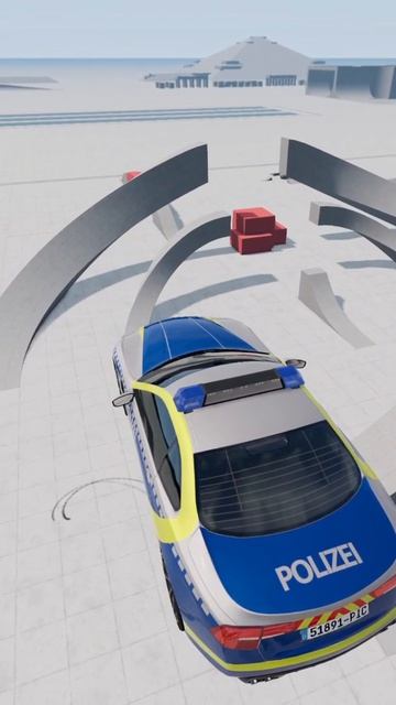 BMW Polizei в полете