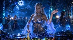Moonlit Sapphire Grove 🌙 Celtic Techno & Royal Elven Fantasy House