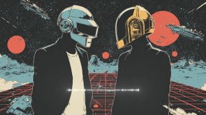 Daft Punk Funky Futurism🪩🤖 ｜ Chill Disco, Synthwave, Electronic Funk, House Playlist