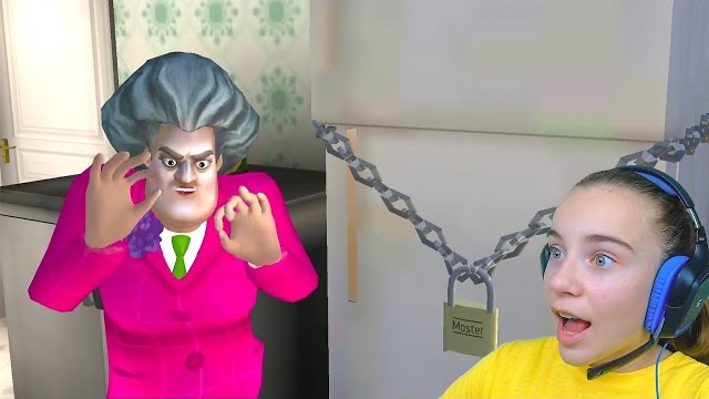 ЗАСУНУЛА МИСС ТИ В ХОЛОДИЛЬНИК Злая Учительница Scary Teacher 3D смотреть онлайн