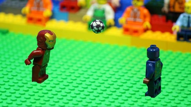 Lego Superheroes Played Soccer - iron man, Hulk, Joker смотреть онлайн