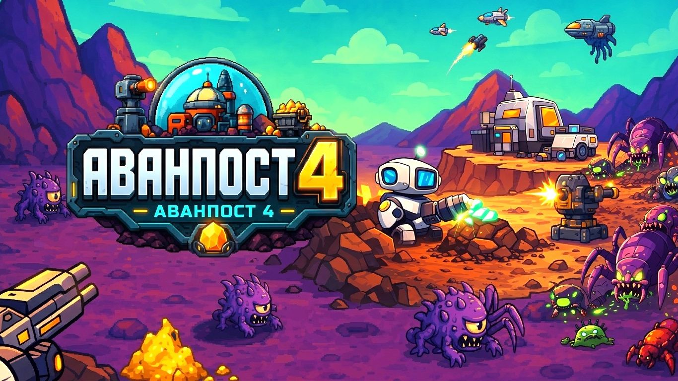 МОБИЛЬНАЯ БАЗА и БЕСКОНЕЧНЫЕ волны жуков! Как выжить в Outpost 4 смотреть онлайн