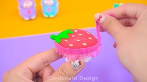 Сделайте спальню Hello Kitty в подземном аквариуме в Радужном миниатюрном доме ❤️ Миниатюрный дом св
