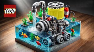 I Built A Giant Lego Water Pump For My Fish 🐠 Lego Auto Tech