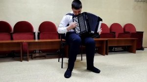 С. Бредис «Концертная миниатюра» и «Летний вечер» на баяне