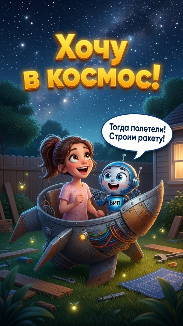 Бип и Лиза полетели в космос 🚀🌌 Самое эпичное приключение! #Shorts