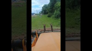 JCB заказ, большой пробег 100км+ , Копал дренажку #эксковатор #работа #JCB #ярославль