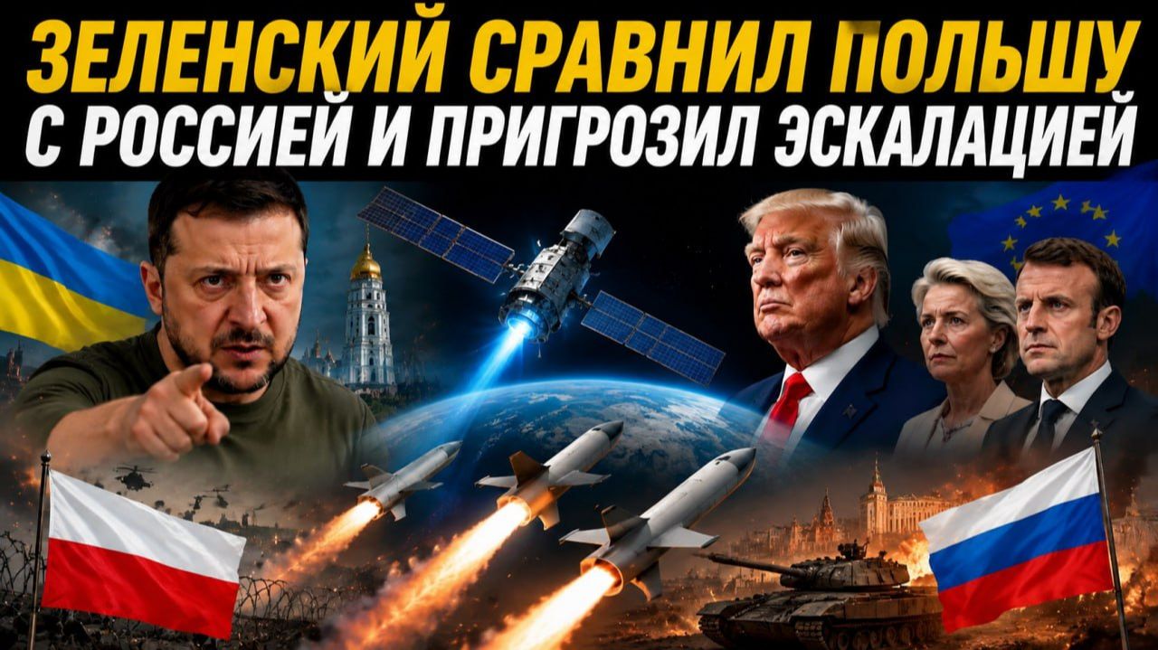 Поляки в бешенстве от хамства Зеленского! НАТО признаёт угрозу от нового дрона РФ! смотреть онлайн