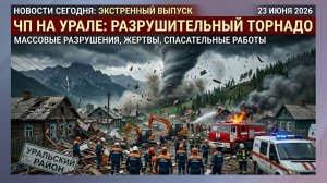 Новости Сегодня 23.06.2026 — ЧП, торнадо, Урал, Россия