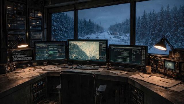 🌪 Abandoned Polar Base During a Blizzard ｜ Dark Arctic Ambient Soundscape смотреть онлайн