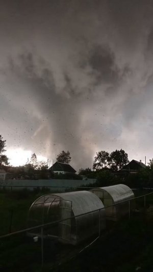 Торнадо категории EF3 в Кушве, Свердловская область(220626)