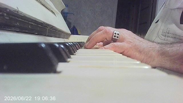 Пианино: "Во кузнице" Вынужденный фрагмент