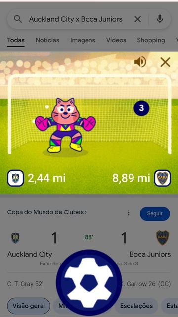 22 - Auckland City x Boca Juniors- Partida 1-3 - Mini Cup Google Copa do Mundo de Clubes