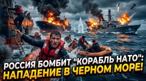 ⚓️ Эскалация в Черном море: Россия бомбит суда, перевозящие оружие? Экипаж спасается бегством