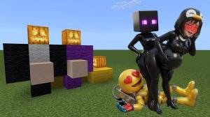 Беременный ПИНГВИН ГУГУГАГА, ДЕВУШКА ЭНДЕР И ИГРОК 🎀🍒 ДОПОЛНЕНИЕ В MINECRAFT PE