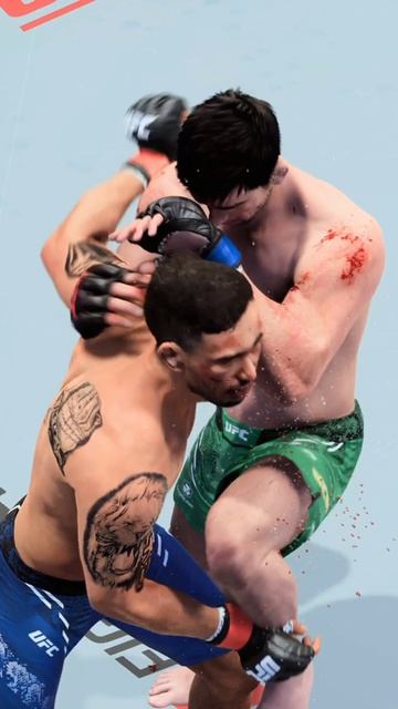 Нокаут в клинче в UFC 5 #shorts #нокауты #mma #ufc #ufc5
