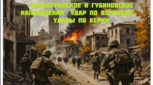 Новости СВО Сегодня- Павлоградское и Губиновское направления  Удар по Воронежу Удары по Керчи