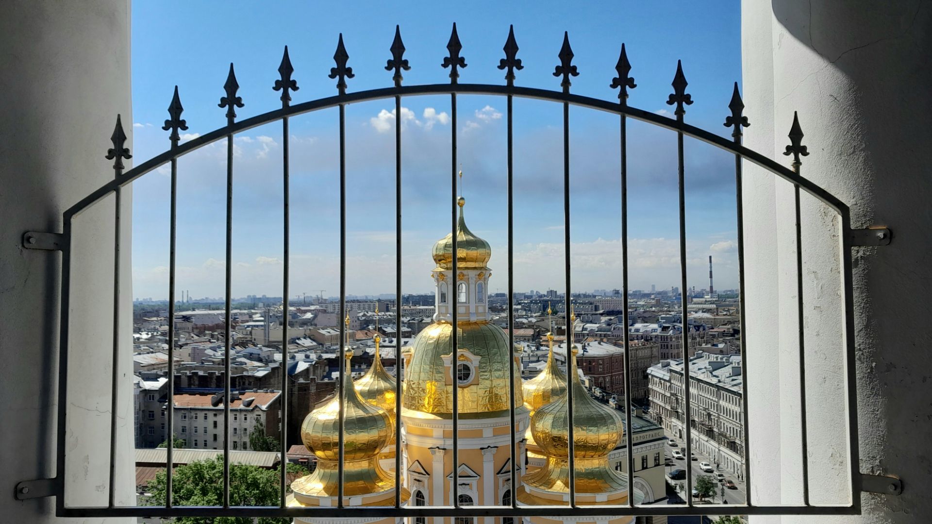 Смотровая площадка Петербурга. Колокольня Владимирского собора.
