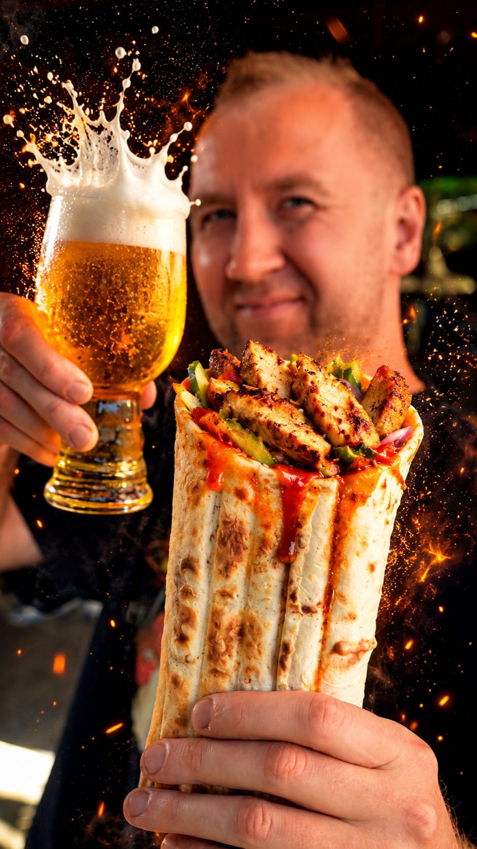 ОСТРАЯ ШАУРМА НА УГЛЯХ 🍺🍺🍺 К ПИВУ