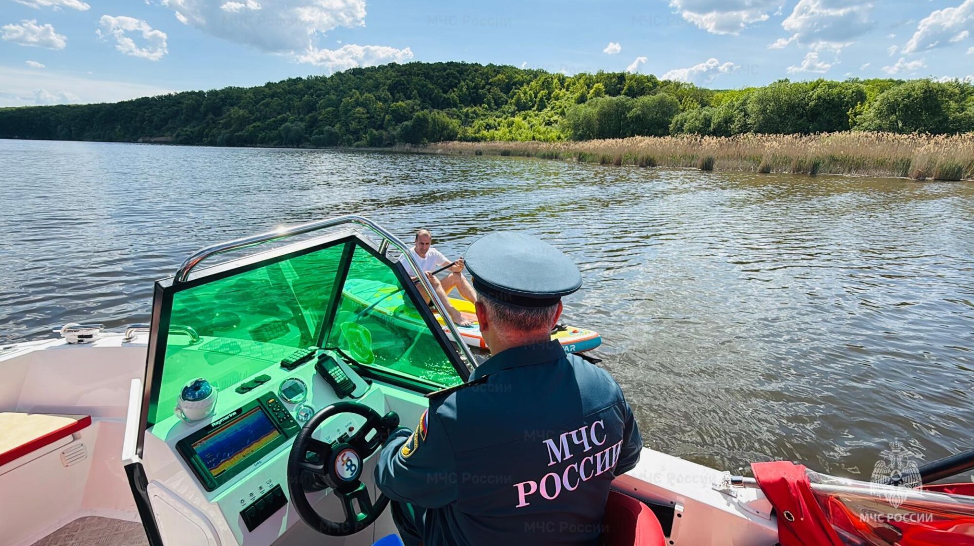 Инспекторы ГИМС провели патрулирование Белгородского водохранилища