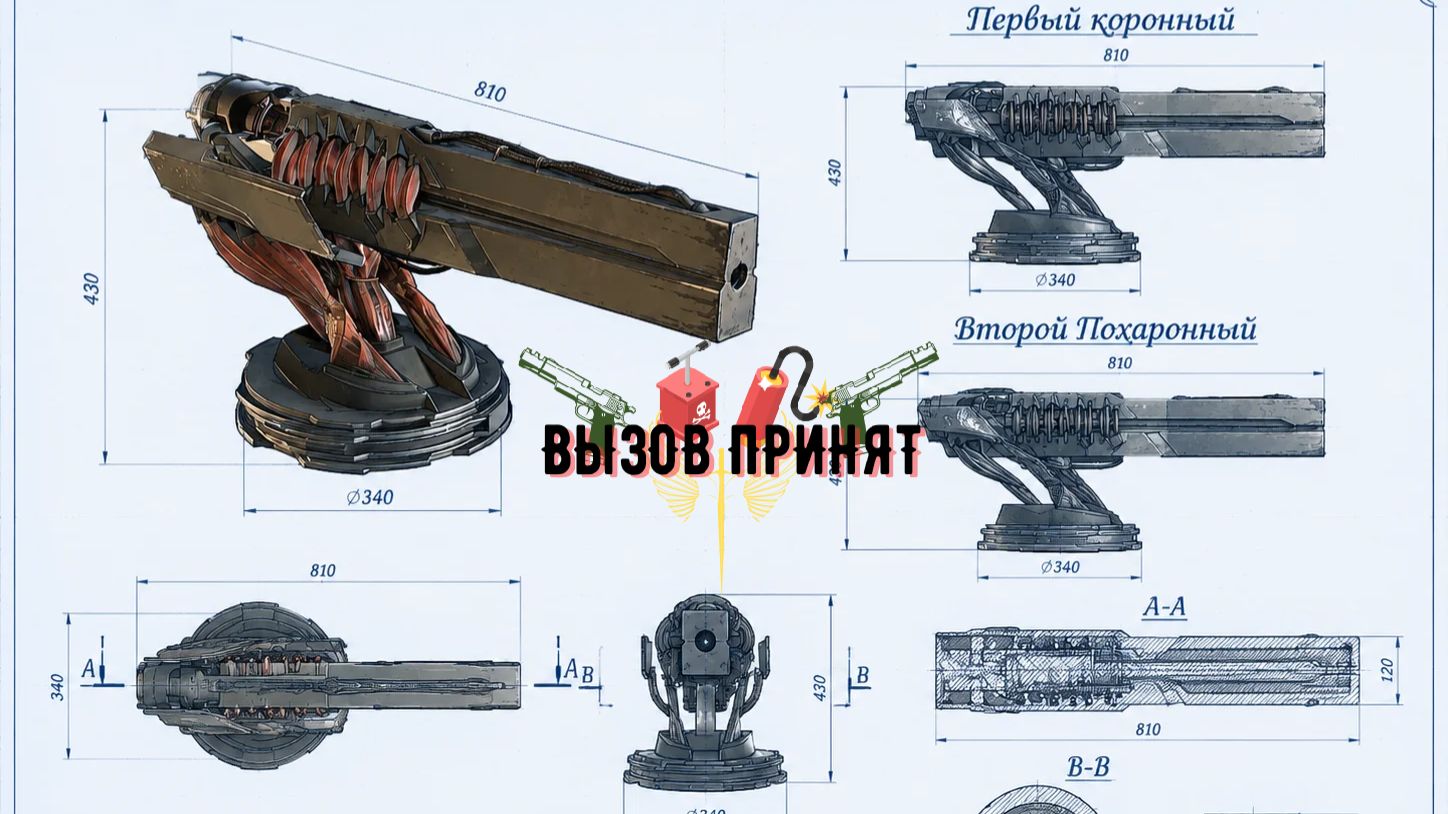 Crossout Вызов принят Первый коронный второй поХаронный Пушка Хорон