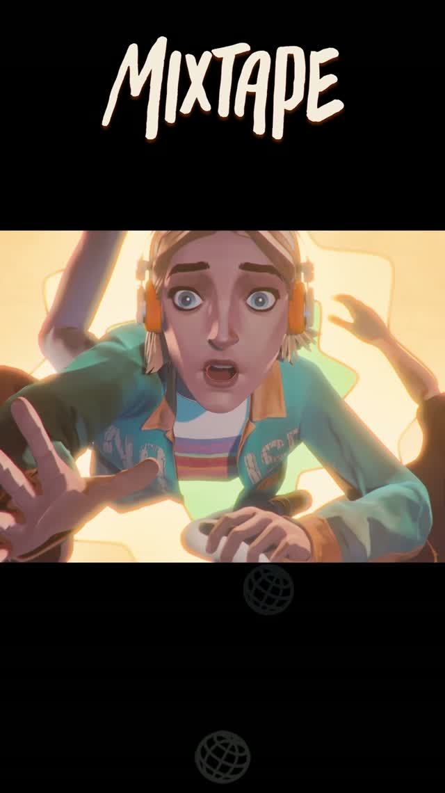 Mixtape — побег от полиции на тележке и полёт в озеро. Эпичный момент из игры #Shorts