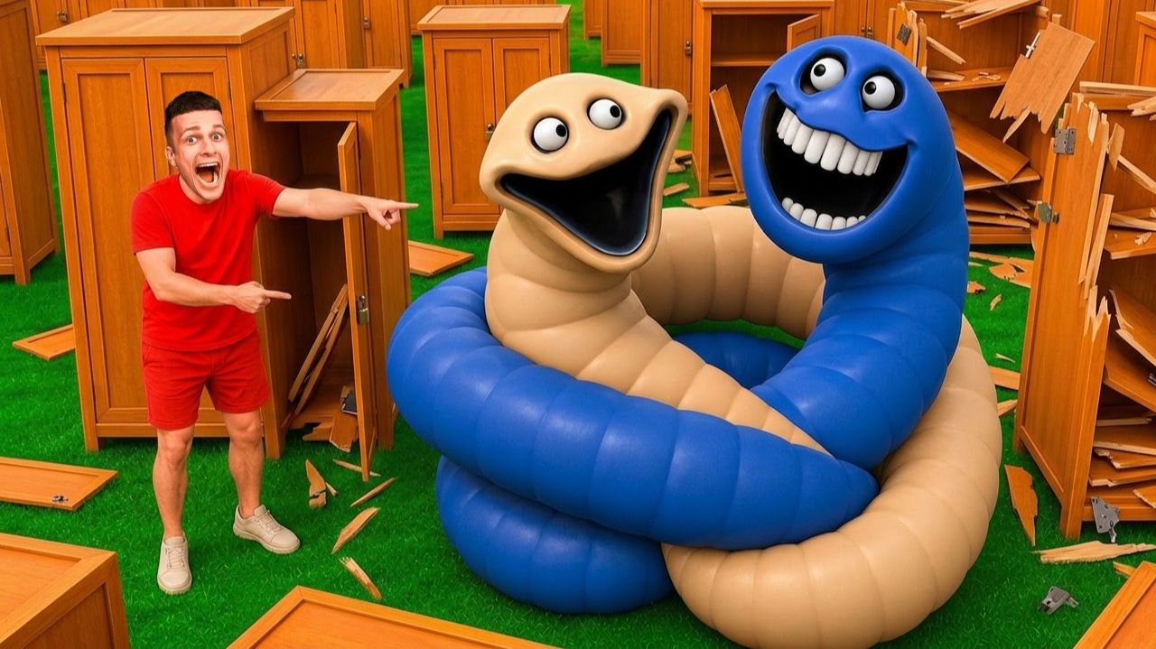 НИКОГДА НЕ ИГРАЙ В ПРЯТКИ В ШКАФАХ ОТ HUNGRY WORM В 3:00 НОЧИ смотреть онлайн