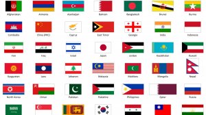 Флаги стран Азии, Flags of Asian countries