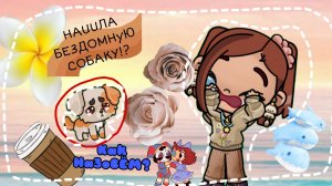 //❤️😭НАШЛА БЕЗДОМНУЮ СОБАКУ?!😱//Как назовём,и что будем делать?//avatarworld🍪//❤️SolarFlare🌻\\