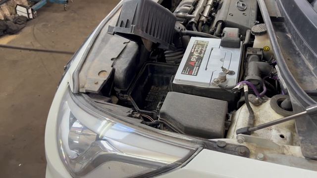ТО замена масла в ДВС Hyundai Solaris