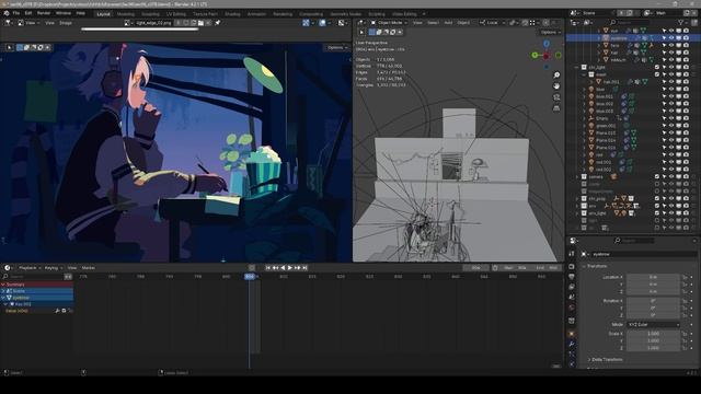 Coloso - A to Z of NPR Animation in Blender 50-4. Composite Practice - 6 смотреть онлайн
